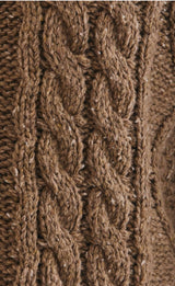 Brown Cardigan Sweater