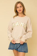 Mama chenille sweatshirt - Shop Amour Boutique