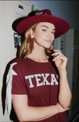 Texas Star Fringe Game Day Shirt - Shop Amour Boutique