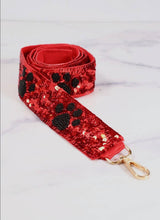 Paw Print Sequin Crossbody Strap - Shop Amour Boutique