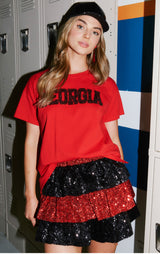 Game Day Sequin Bubble Skort - Shop Amour Boutique