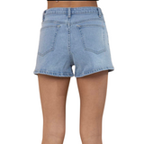 Butterfly Rhinestone Denim Shorts - Shop Amour Boutique