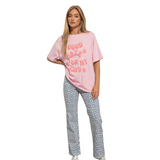 Good Daze On My Mind Graphic Tee - Pink - Pink Peach Boutique