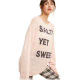 women's pink summer knit sweater - Pink Peach Boutique