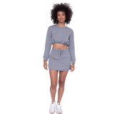 Quilted Athleisure Skort - Pink Peach Boutique