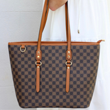 Patterned Tote with Wallet - Shop Amour Boutique