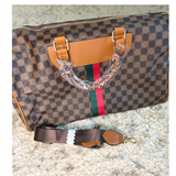 Patterned Duffle Bag - Shop Amour Boutique