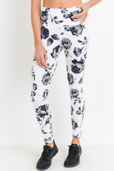 Midnight Rose Leggings - Pink Peach Boutique