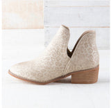 Corkys Gold Leopard Booties - Pink Peach Boutique