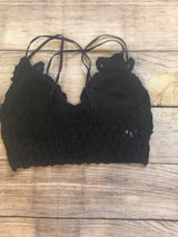Charcoal Bralette - Pink Peach Boutique