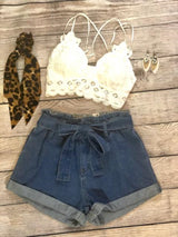 Ivory Bralette - Pink Peach Boutique