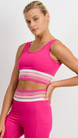 Pretty in Pink Sports Bra - Pink Peach Boutique