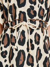 Girls Leopard Dress - Pink Peach Boutique