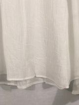 Girls White Rufffle Long Sleeve Top - Pink Peach Boutique
