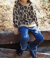 Slayin' It Leopard Mohair Sweater - Pink Peach Boutique