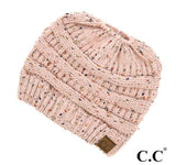 CC Bun Pony Beanie - Pink Peach Boutique