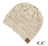 CC Bun Pony Beanie - Pink Peach Boutique
