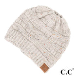 CC Bun Pony Beanie - Pink Peach Boutique