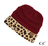 CC Bun Pony Beanie - Pink Peach Boutique