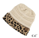 CC Bun Pony Beanie - Pink Peach Boutique