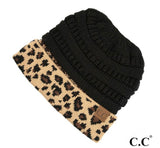 CC Bun Pony Beanie - Pink Peach Boutique