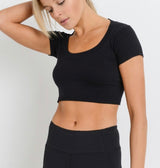Women's Athletic Crop Top - Pink Peach Boutique