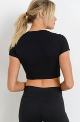 Women's Athletic Crop Top - Pink Peach Boutique