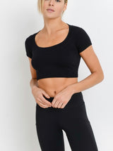 Women's Athletic Crop Top - Pink Peach Boutique