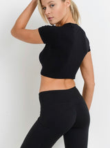 Women's Athletic Crop Top - Pink Peach Boutique
