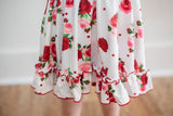 Red Rose Dress - Pink Peach Boutique