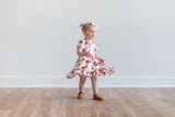 Red Rose Dress - Pink Peach Boutique