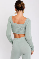 Jersey Travel Joggers - Sage - Pink Peach Boutique
