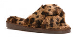 Corkys  Slumber Slipper - Leopard - Pink Peach Boutique