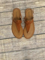 Tan Thong Sandal - Pink Peach Boutique