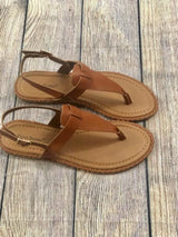 Tan Thong Sandal - Pink Peach Boutique