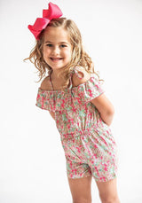 The Addie Romper - Pink Peach Boutique