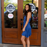 Denim Blue Sleeveless Dress - Pink Peach Boutique