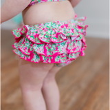 Girls Floral Swimsuit - Pink Peach Boutique