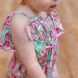 The Addie Romper - Pink Peach Boutique