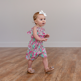 The Addie Romper - Pink Peach Boutique