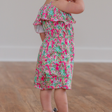 The Addie Romper - Pink Peach Boutique