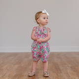 The Addie Romper - Pink Peach Boutique