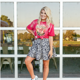 Leopard Mini Skirt - Pink Peach Boutique
