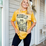Lynrd Skynrd Bleached Vintage Shirt - Pink Peach Boutique