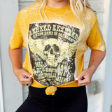 Lynrd Skynrd Bleached Vintage Shirt - Pink Peach Boutique