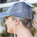 CC Pony Cap - Pink Peach Boutique