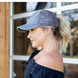 CC Pony Cap - Pink Peach Boutique