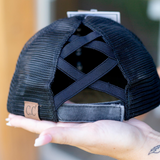 CC Pony Cap - Pink Peach Boutique