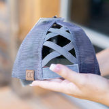 CC Pony Cap - Pink Peach Boutique