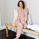 Plush Jogger Set - Pink - Pink Peach Boutique